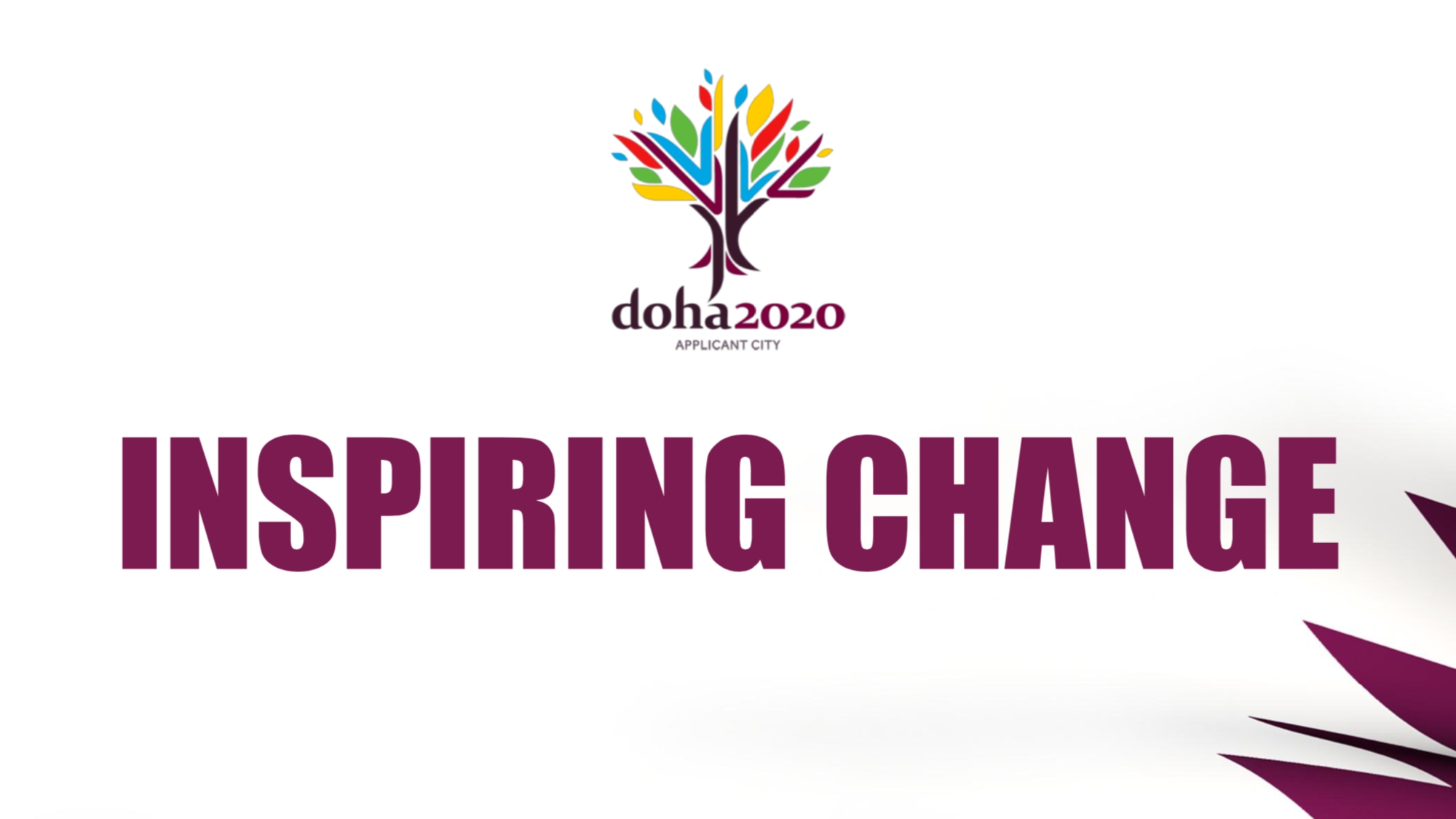 Doha 2020 - Inspiring Change